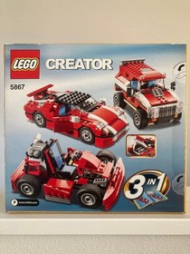LEGO TECHNIC Creator Set 5867 Red Car & 8066 Off Roader 2 Pieces