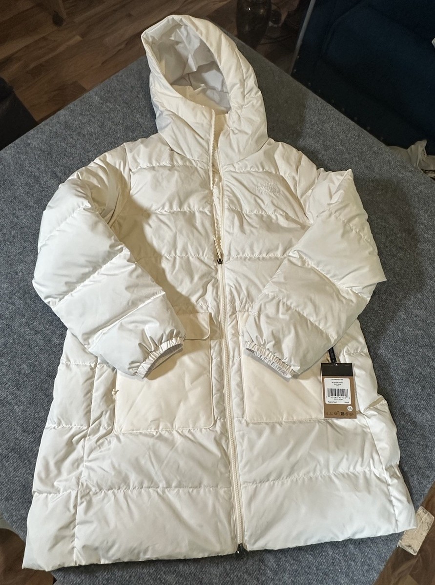 The North Face Women’s Gotham Parka Down Jacket- White Dune Sz 2XL NWT 270$  MSRP