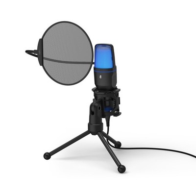 uRage Gaming Streaming Mikrofon Stream 410 HD USB-C LED für Podcast Studio VLOG