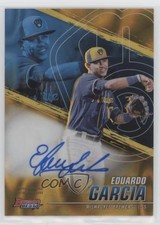 2021 Bowman's Best of Gold Lava Refractor 8/75 Eduardo Garcia #B21-EG Auto 3c2