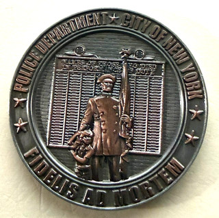NYPD Police Honor Legion Police Memorial Lobby Challenge Coin