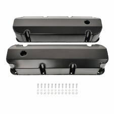 Aluminum Anodized Black Fabricated Valve Covers With Hole For Bbf Ford 429-460