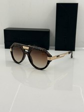 Cazal Legends Sunglasses Snakeskin Textured Brown Gradient Retro