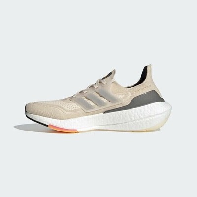 NEW Men's Adidas ULTRABOOST 21 Running Walking Sport Shoes S23710-Halo Ivory 8.5