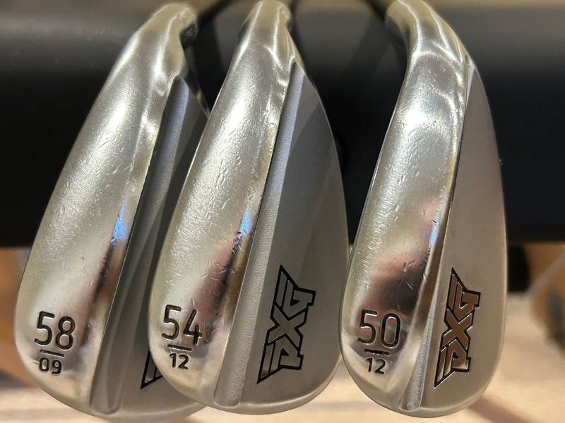 PXG V3 0311 Forged Chrome Wedges 50, 54, 58 Men's RH MMT Graphite Regular Flex