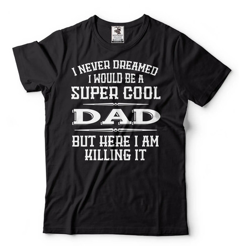 Herren Papa T-Shirt super cool Papa Shirt Papa Killing It Tee Vatertag Papa Shirt - Bild 2 von 7