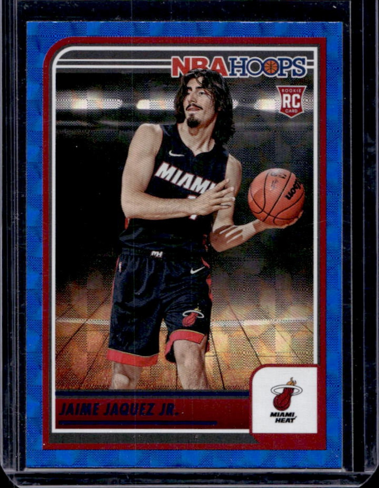 2023-24 Panini Hoops Jaime Jaquez Jr. RC Hyper Blue Rookie #249 Heat