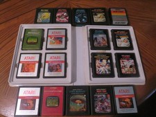 VINTAGE ATARI  2600 VIDEO GAMES~18 GAMES~ UNT...