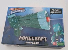 NERF Super Soaker Minecraft Glow Squid Water Blaster Toy Gun Minecraft Edition