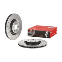 2X Brembo Bremsscheiben 360Mm Geschlitzt/Gelocht InnenbelÜFtet Hinten Passend