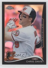 2014 Topps Chrome Black Refractor 37/100 Chris Davis #132 2d7