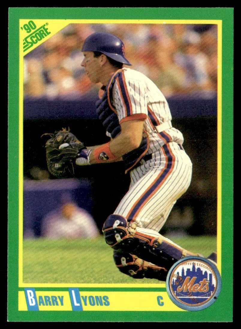 1990 Score Barry Lyons New York Mets #29