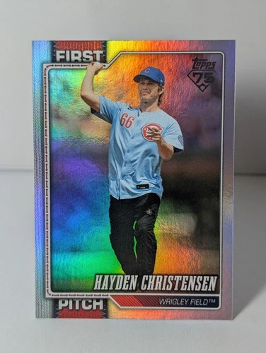 Hayden Christensen 2026 Topps Series 2 First Pitch Rainbow Foil #FP-15 Cubs