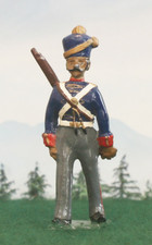 NOSTALGIA - INDIAN MADRAS NATIVE FOOT ART - LEAD SOLDIER - BRITAINS SIZE 66