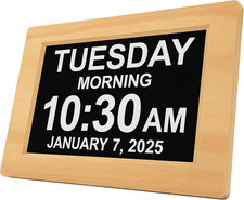 2026 Dementia Clock Large Digital Clock for Seniors,Alzeimer Clock Large Display