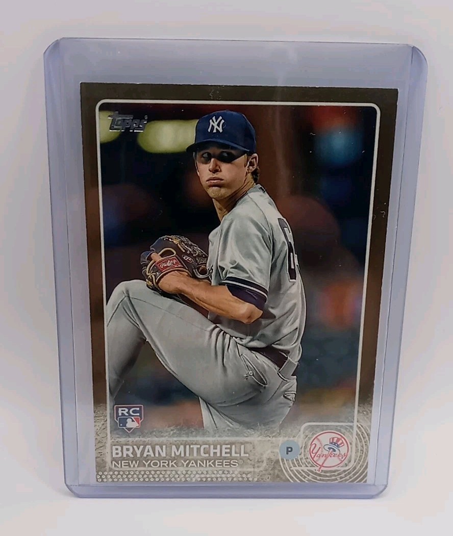 2015 Topps Bryan Mitchell RC #224 Gold /2015 New York Yankees Rookie SP