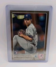 2015 Topps Bryan Mitchell RC #224 Gold /2015 New York Yankees Rookie SP