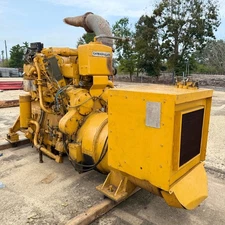 Caterpillar D353 Marine Generator Set, Keel Cooled, 300KW, 60Hz (Used)