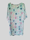 Ladies Plus Nightgown  Blue Rise & Shine   Fits Size 2X-3X New
