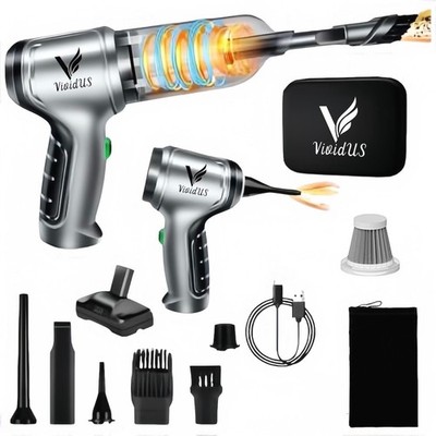 Vacuum/Air Duster Super Power Mini Car Vacuum Cleaner 4-in-1 air Blower
