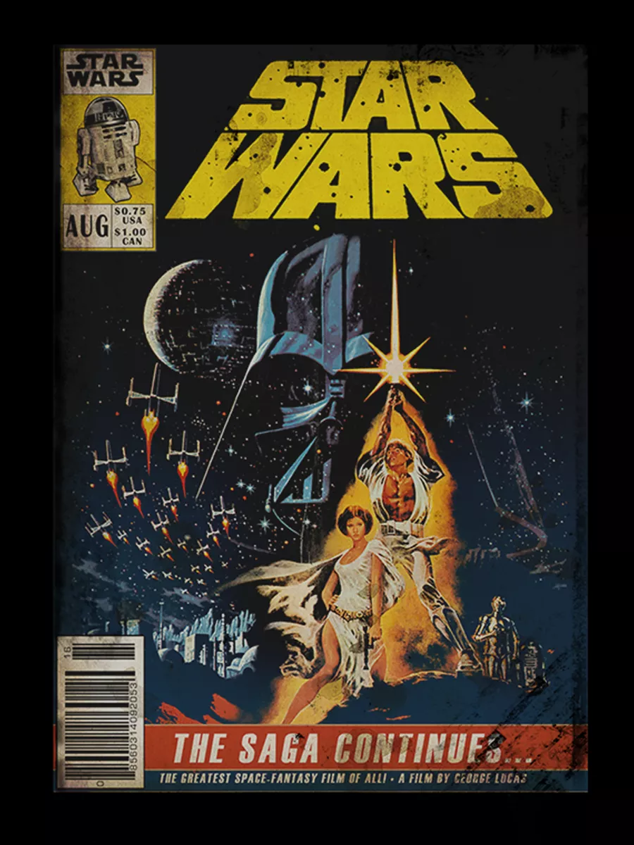 Star wars comic t shirt cheap