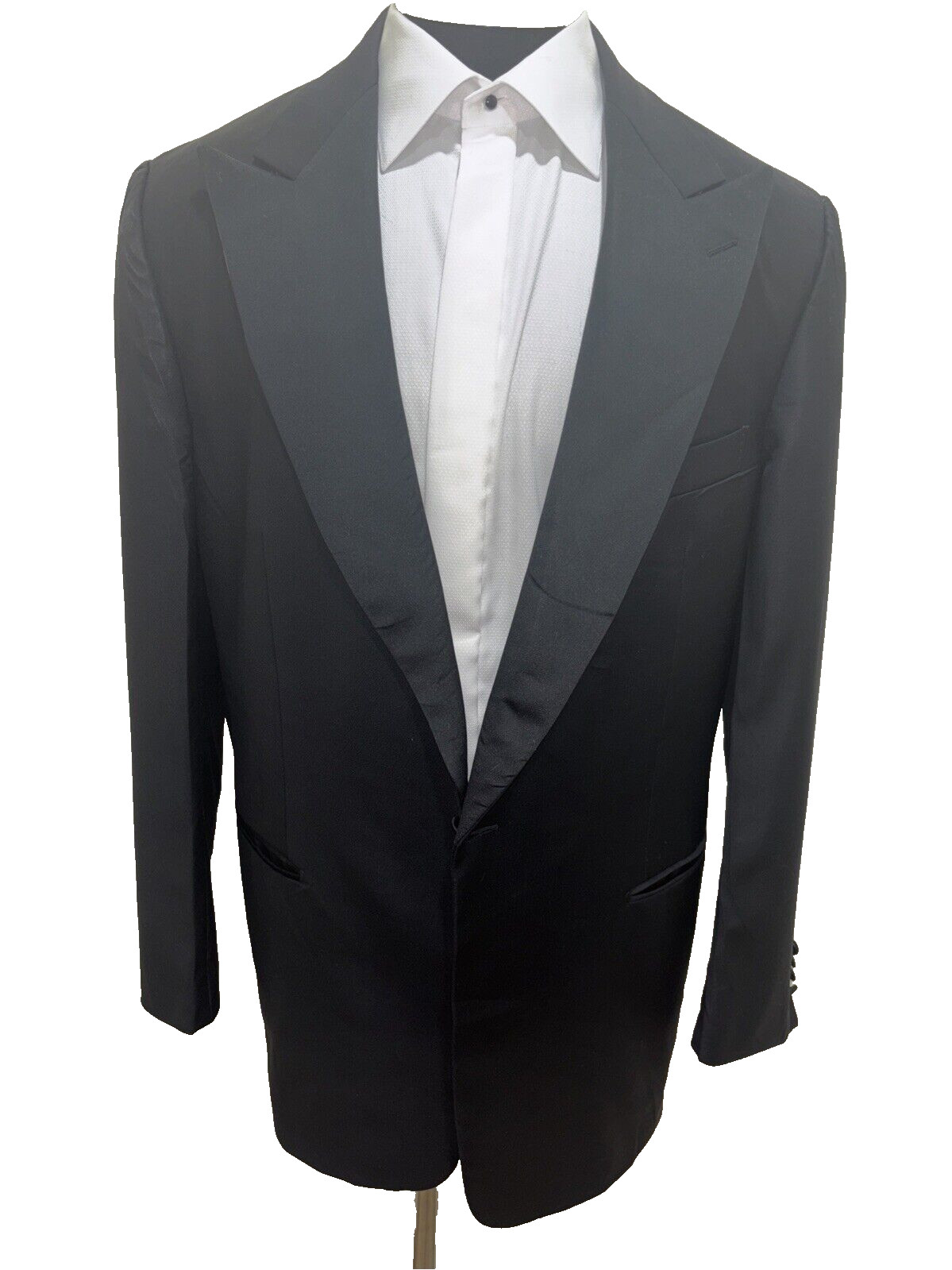 Ermenegildo Zegna at Neiman Marcus button Trofeo Gold Black