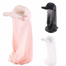 Ready To Wear Turkish Hijab With Baseball Cap Muslim Instant Shawls Bonnet Cap