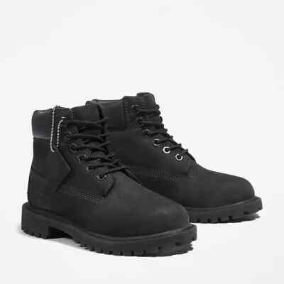 Timberland 6 Inch Premium TB012707001 Combat Boot Youth Black