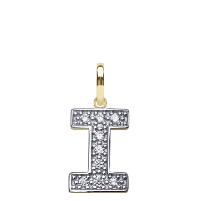 ANHÄNGER 9 KARAT GOLD INITIALE I BELIEBIGER NAME BUCHSTABE INITIALE TOLLES GESCHENK FÜR SIE FÜR IHN