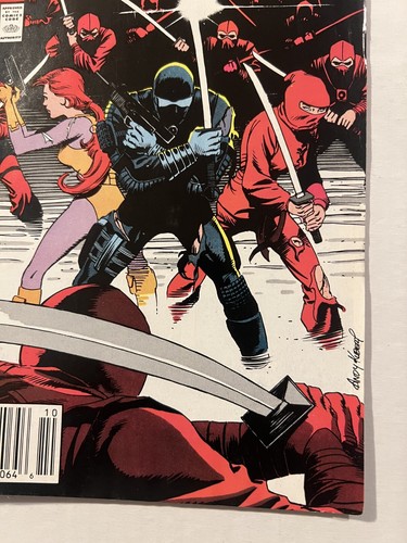 GI JOE: A REAL AMERICAN HERO #91 NEWSSTAND VARIANT ANDY KUBERT COVER MARVEL 1989 - Picture 5 of 6