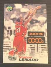 1997 Upper Deck VOSHON LENARD Nestle Crunch Time #15 Heats