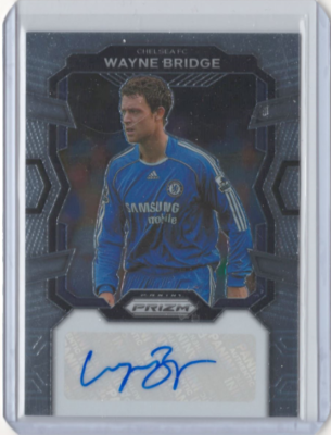 2023-24 Panini Prizm Premier League Wayne Bridge Auto Chelsea FC