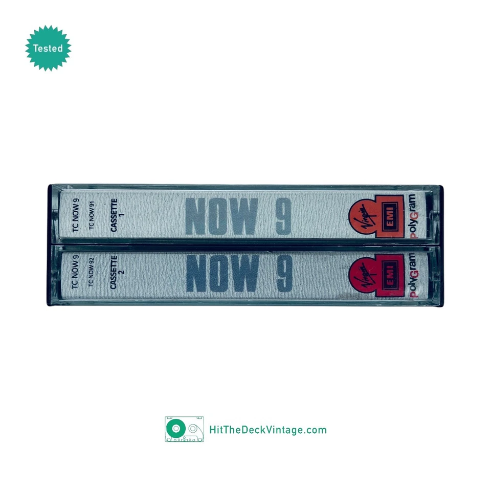 NOW 9 Now That's What I Call Music 9 Cassette Tapes (1987) UK Double TESTED Foto 3 de 4