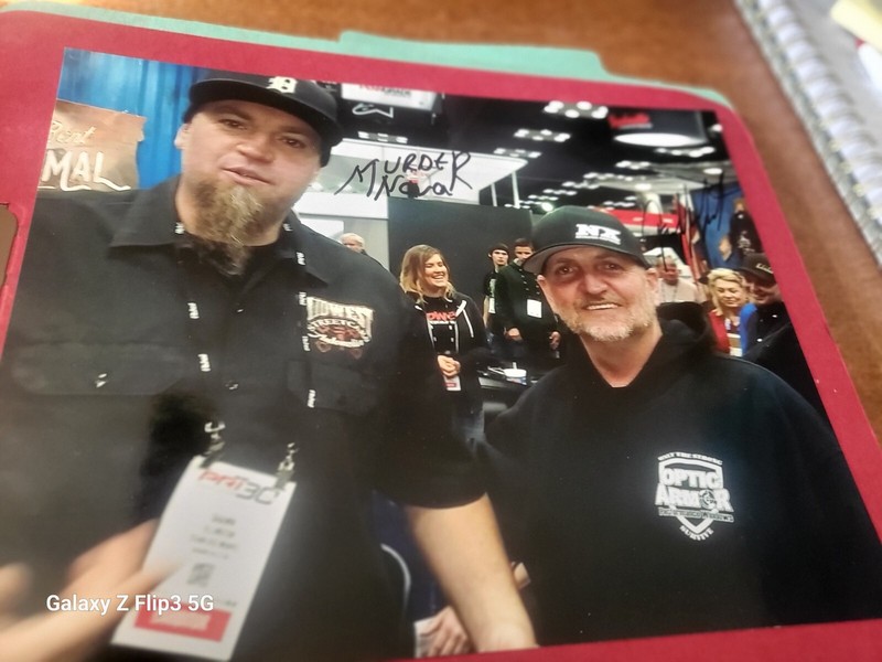 Street Outlaws Murder Nova And Jeff Lutz Autographed 8x10 Photo 