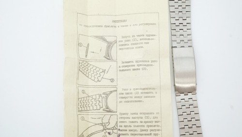 Reloj pulsera vintage ZIM acero inoxidable universal 18 mm, longitud 165 mm - Imagen 11 de 11