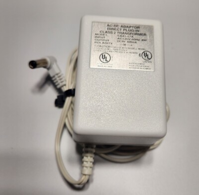 Bissell 1715 AC-DC Adapter Power Supply Adapter SA41-57A 9V 400mA OEM ...