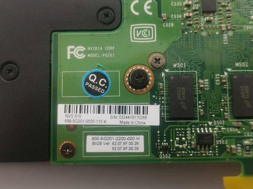 Nvidia Quadro NVS 810 8xDP 128-Bit 4GB DDR3 PCIe3.0 Graphics Card - Image 4 of 4