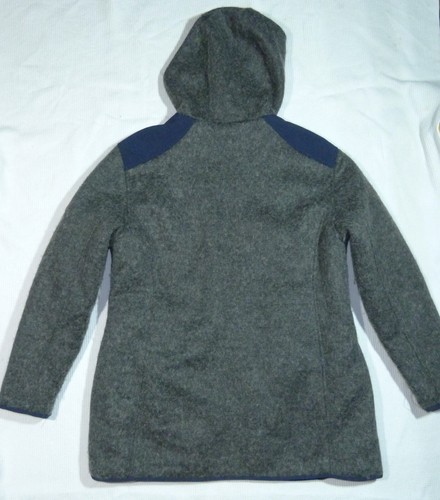 Original Tiroler Loden Jacke gr. 44 Damen Grau Wolle + Polyester mit Kapuze - Picture 7 of 7