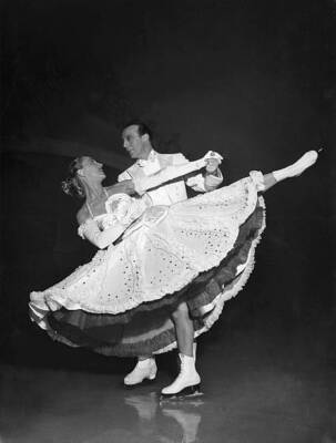 1930s Olympic Pairs Maxi Herber & Ernst Baier 1 Old Figure Skating Photo