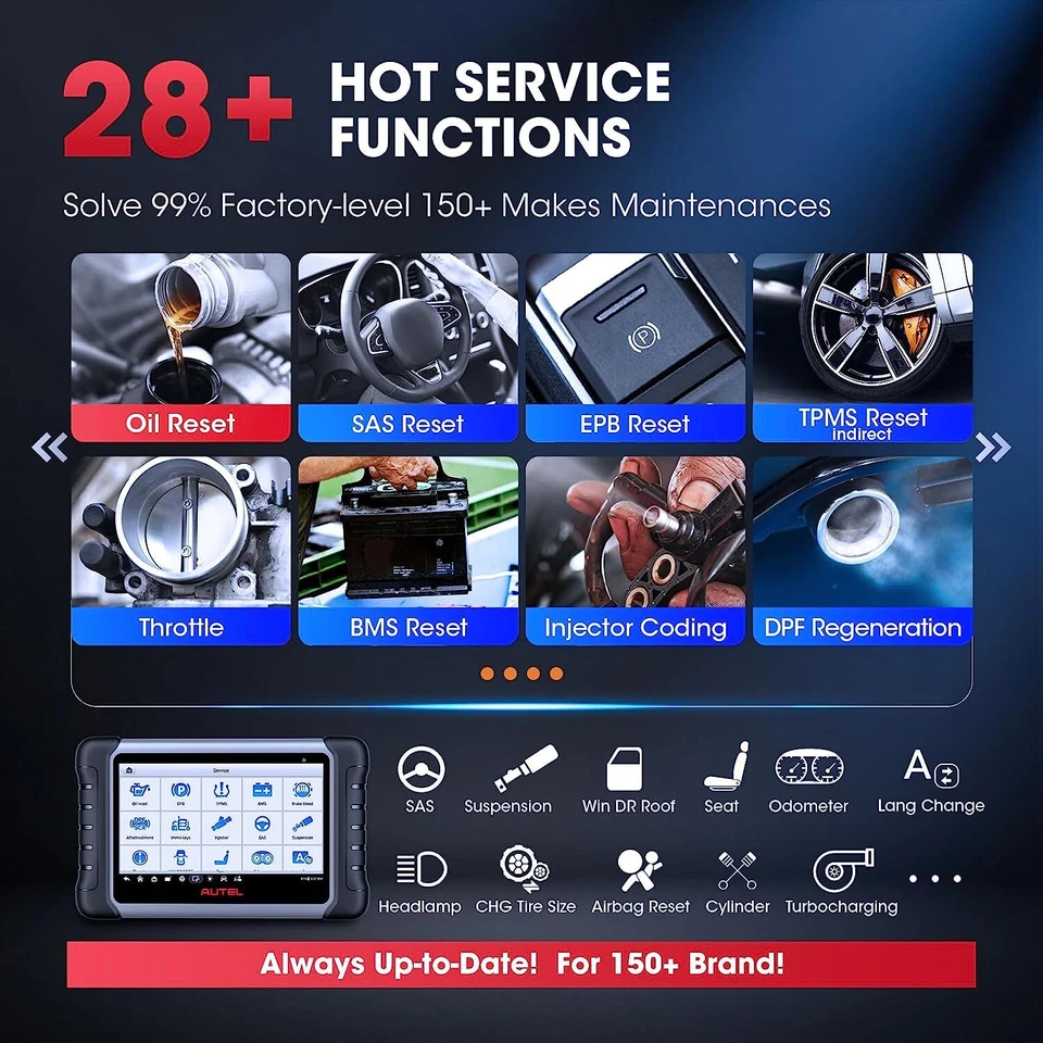 2025 Autel MaxiCOM MK808S PRO MX808S Bidirectional Car Diagnostic Scanner Tool - Image 4 of 4