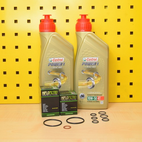 Castrol Power 1 Ultimate 10W50 Motoröl Plus Ölfilter – Ideal Für KTM 250EXC, 400EXC, 450SMR/EXC/SX