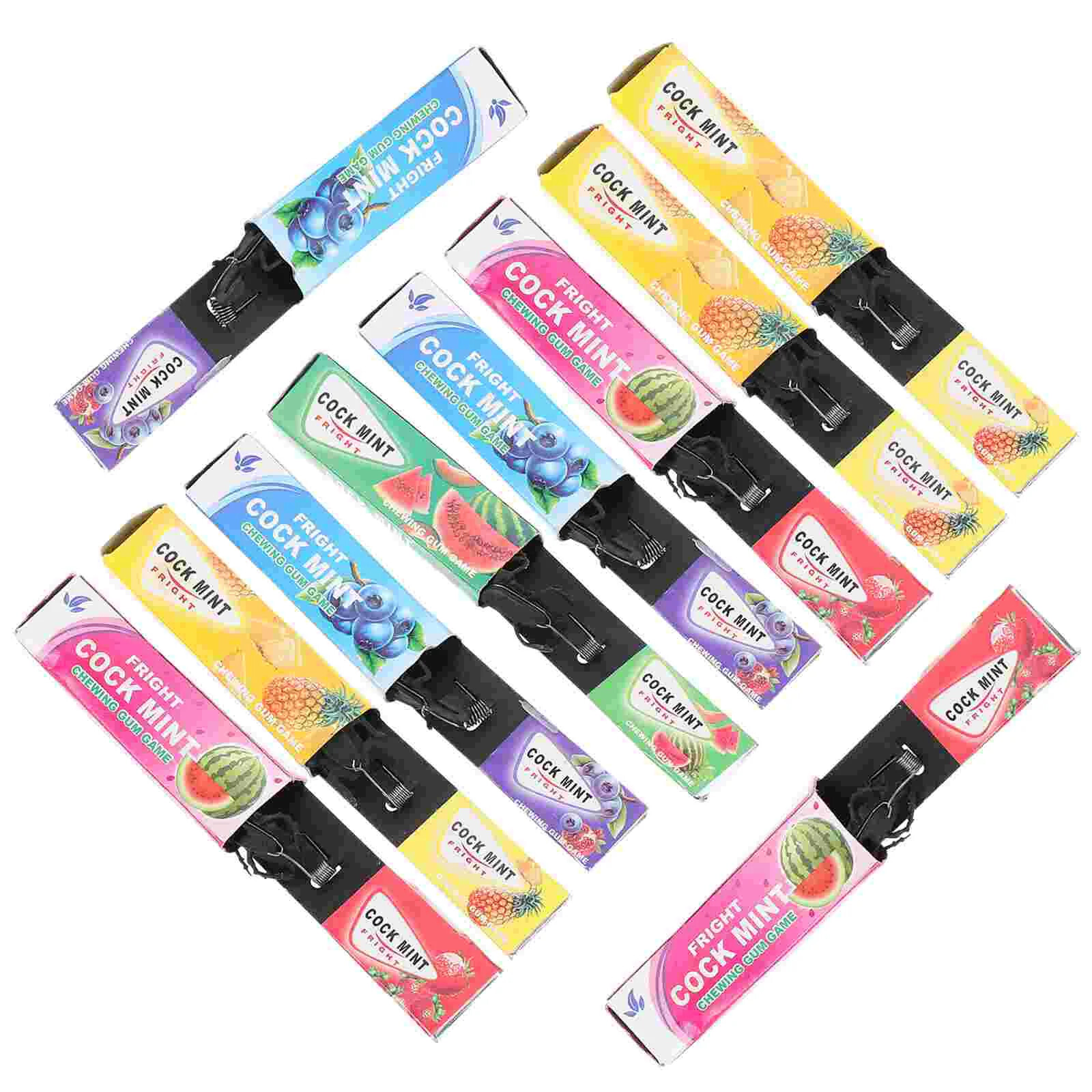 10Pcs Chewing Gum Prank Toy Fake Plastic Paper Funny Party Tricks Props