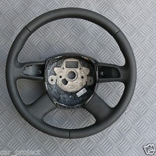 Volante per Audi A3 A4 A6 A8 Tipo B7 Con Nuovo Pelle Bezogen. Volante