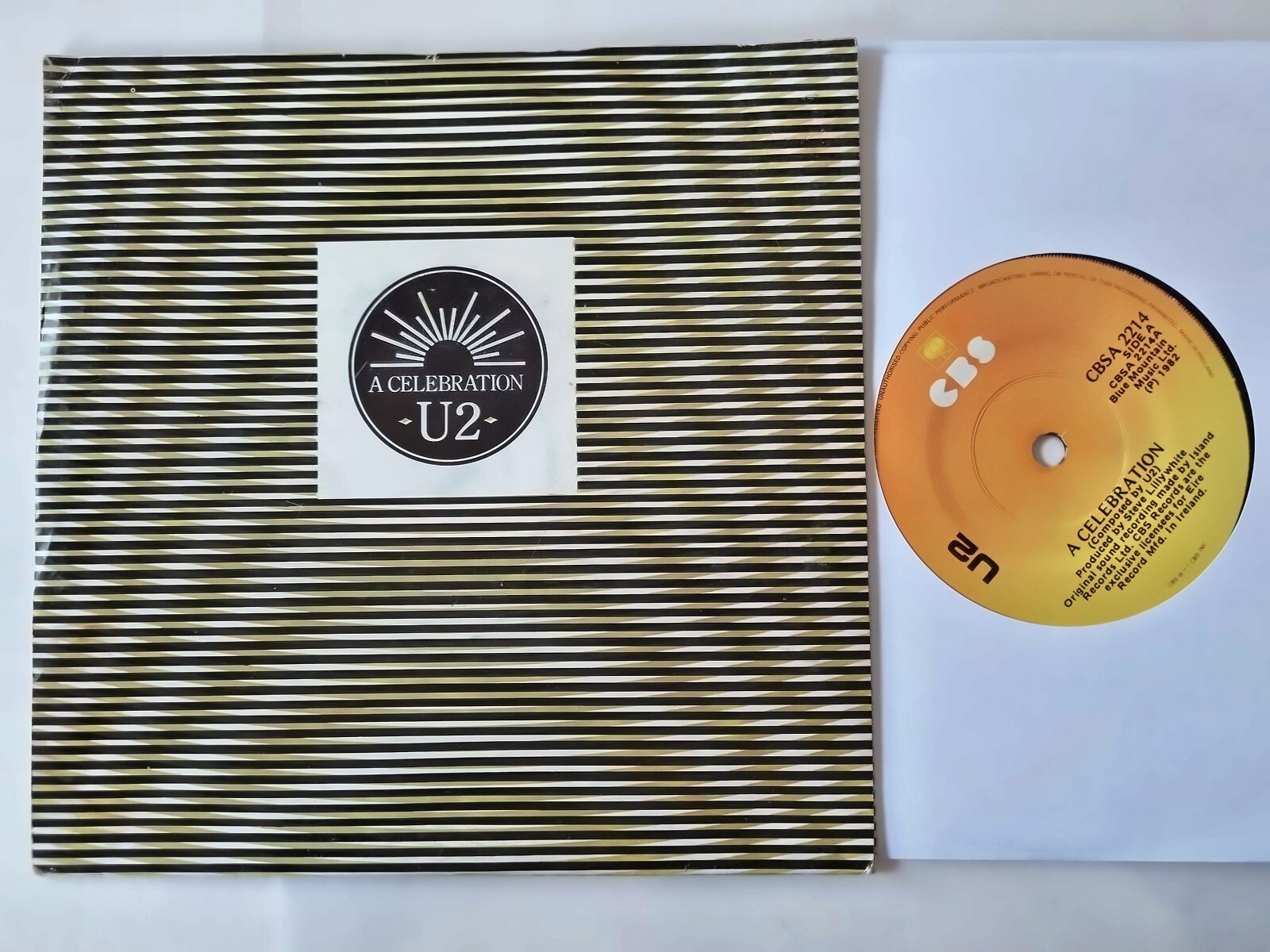 U2 - A celebration 7'' Vinyl Ireland
