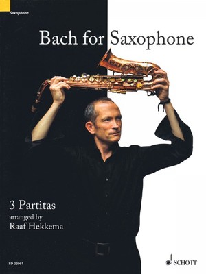 Bach for Soprano or Alto Sax - 3 Partitas Sheet Music Saxophone Book 049044441