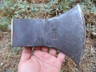 VTG RARE 2,75Lbs AUSTRIA MULLER BIBER HAND FORGED CAMP AXE HEAD HATCHET TOMAHAWK