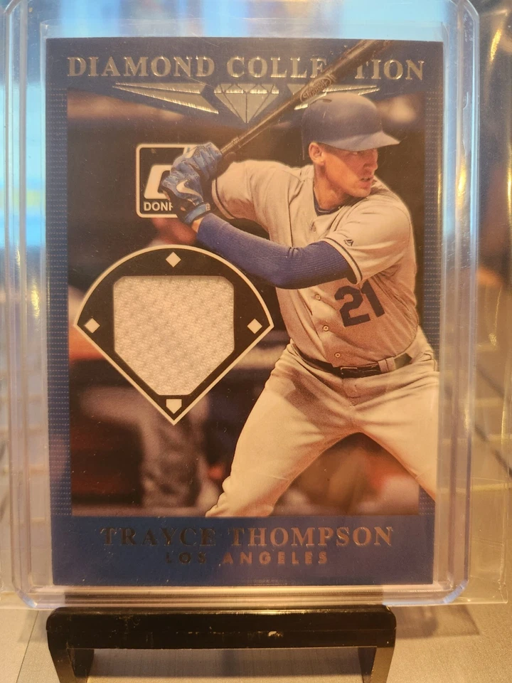 2017 Panini Donruss Trayce Thompson Collection Material Card #DC-TT " DODGER'S " - Image 2 of 4