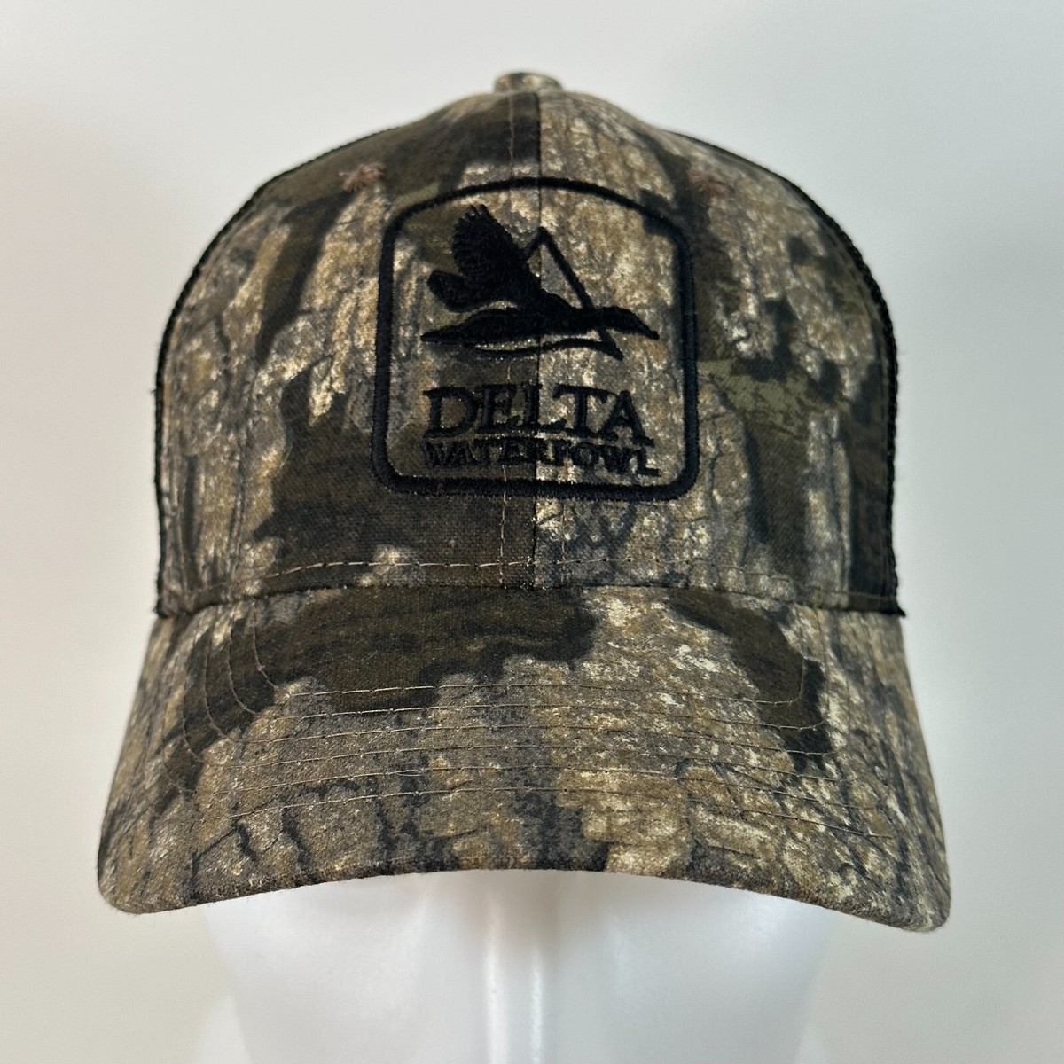 Outdoor Cap Delta Waterfowl Realtree Timber Camo Trucker Hat Cap Mesh  Snapback