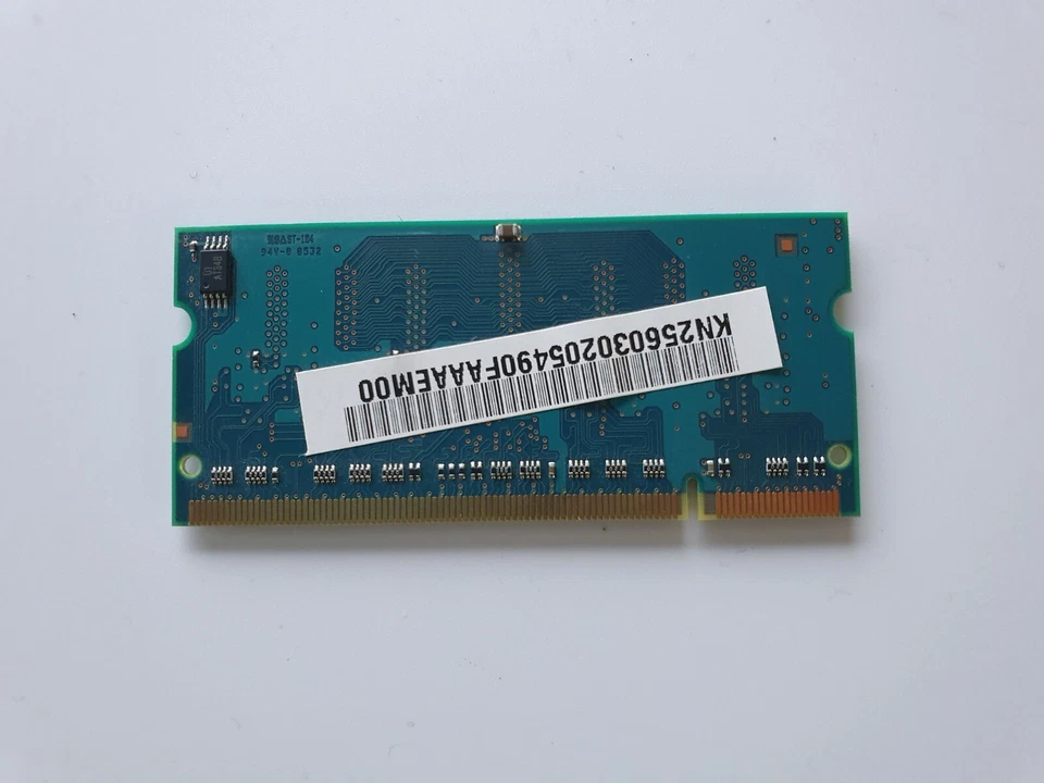 Acer Aspire 4060 Memory RAM 256MB DDR2 PC2-4200s Nanya NT256T64UH4A1FN-3C - Image 2 of 4