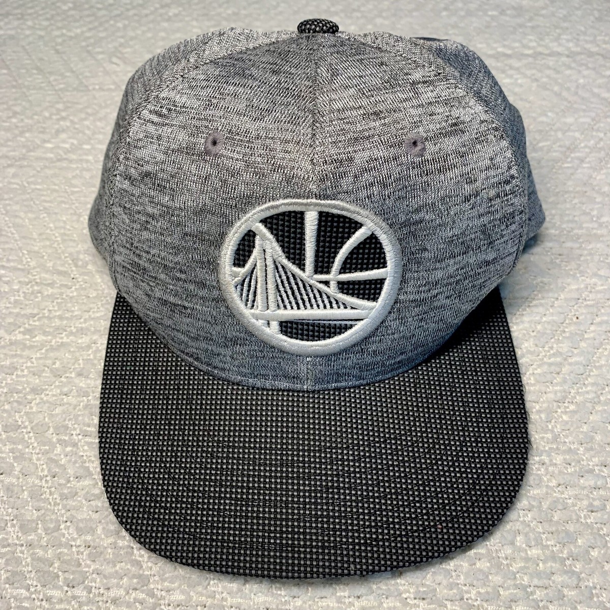 Golden State WARRIORS Hat SnapBack Cap NBA Space Knit Mitchell